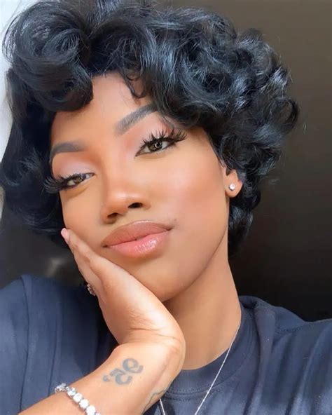 black girl pixie cut